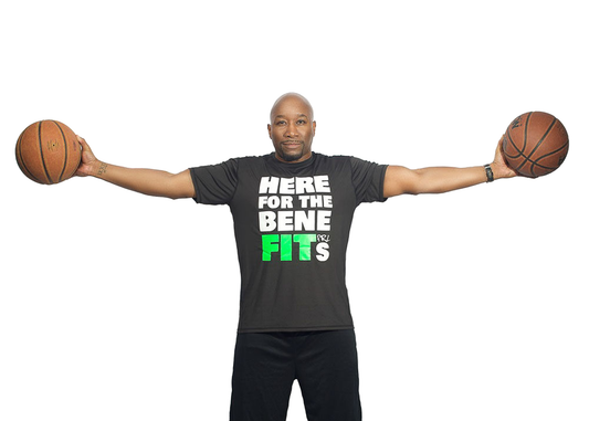 HERE FOR THE BeneFITs Dri-Fit Workout Tee